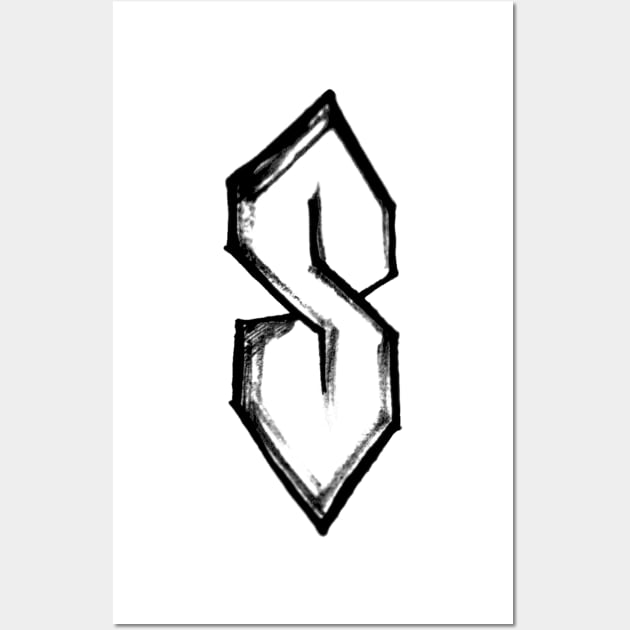 that old school S by Tai's Tees Wall Art by TaizTeez